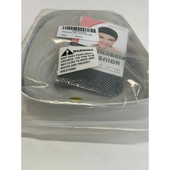 Long Flowing Silver Wig 40" Role Play Dress up Halloween Parties Wig Cap  NEW - Picture 8 of 12